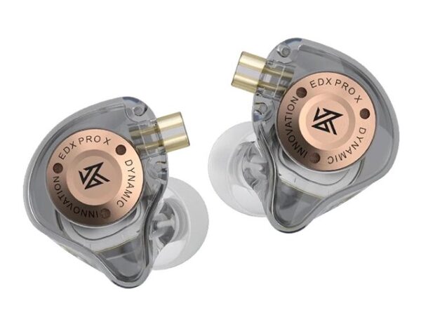 Kz EDX Pro X IEM in-Ear Monitor Wired Earphones Grey (No Mic) - Image 2