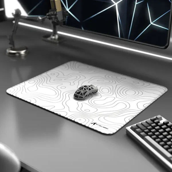 ATTACK SHARK CM02 eSport Gaming Mousepad - White Contour - Image 4