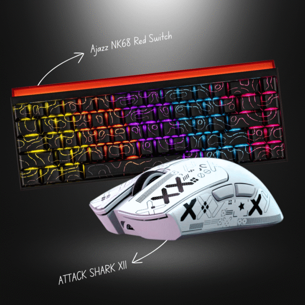 COMBO AJAZZ NK68 x ATTACK SHARK X11 PACK