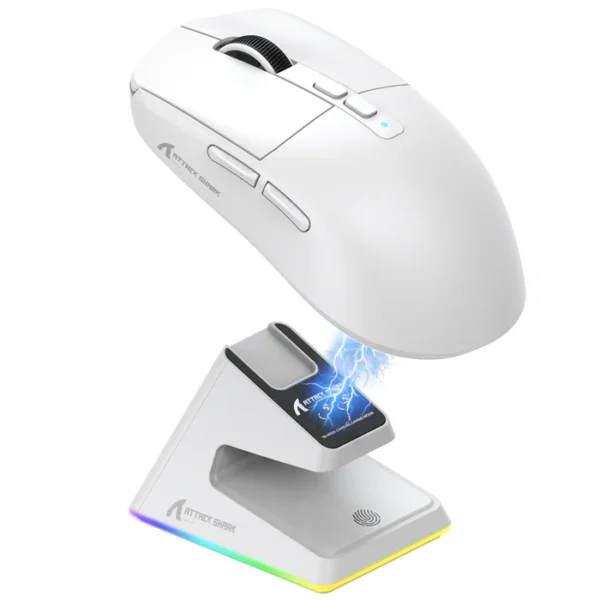 ATTACK SHARK X6 Wireless Mouse (White) - Image 2