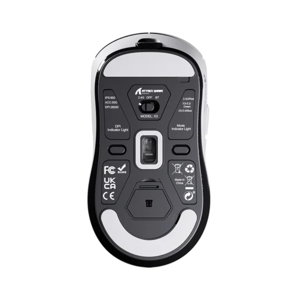 ATTACK SHARK X3 Wireless Gaming Mouse - Image 4